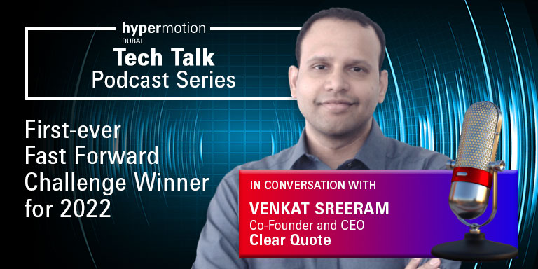 Hypermotion Dubai - Winner of the Fast Forward Challenge Clear Quote talk about their plans at Hypermotion Dubai